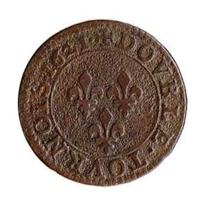   1621 France Double Tournois Coin Louis XIII KM#61.1 