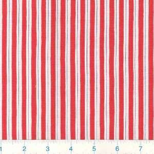   Born in the USA Stripes Red Fabric By The Yard: Arts, Crafts & Sewing