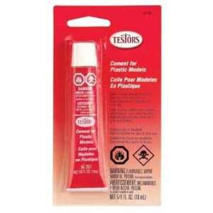  Testors Plastic Model Cement 5/8 Ounce Carded Package 