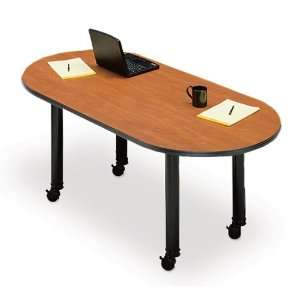  Abco 6 Mobile Oval Conference Table