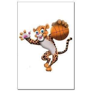  Leopard Playing Basketball Sports Mini Poster Print by 