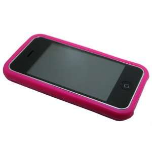  Hot Pink Silicone Soft Skin Case Cover for iPhone 3G 