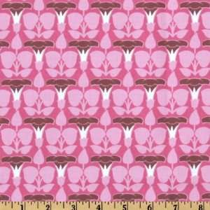  44 Wide Dolce Lilly Pink Fabric By The Yard: Arts 
