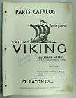 1961 Eatons Viking 40 HP Outboard Motor Parts Catalog 40D14V 