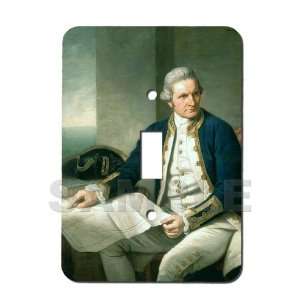  Captain James Cook   Glow in the Dark Light Switch Plate 