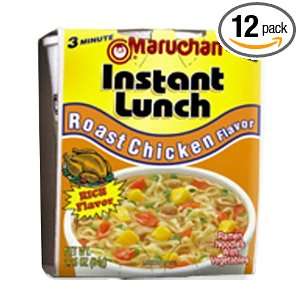 Maruchan Instant Lunch, Roast Chicken, 2.25 Ounce Packages (Pack of 12 
