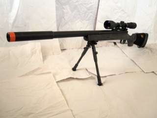 Comes with the gun, one magazine, bipod, Tasco sight, and factory SD 