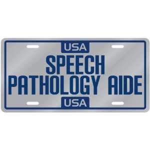  New  Usa Speech Pathology Aide  License Plate 