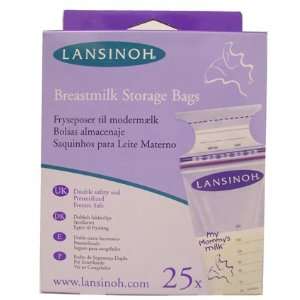  Lansinoh Milk Storage Bags (Pack Of 25) Baby