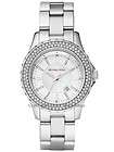 BRAND NEW MICHAEL KORS WOMEN SILVER WHITE DIAL CRYSTALS MK5401 WATCH