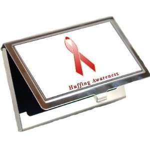  Huffing Awareness Ribbon Business Card Holder: Office 