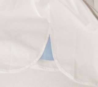 298 ELIE TAHARI WOMENS MAURA SHIRT DRESS WHITE COTTON BLEND NWT 