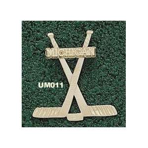  Univ Of Michigan Hockey Sticks Charm/Pendant Sports 