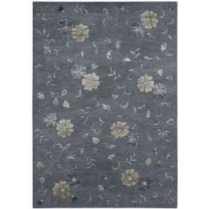  Nourison Oasis Denim Floral 23 x 8 Runner Rug (OAS02 