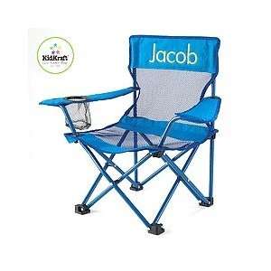 Personalized kids camping chair   blue chair Personalization By 