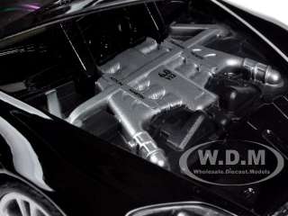 ASTON MARTIN VANTAGE V12 BLACK 1/24 DIECAST MODEL CAR BY MOTORMAX 