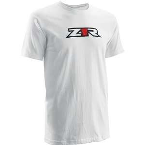  Z1R Identity Mens Short Sleeve Sports Wear Shirt   White 