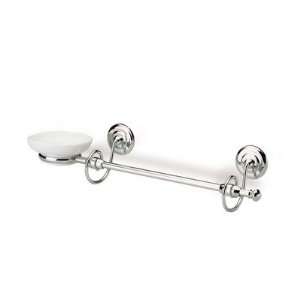  Idra Classic Style Wall Mounted Towel Bar with Soap Dish 