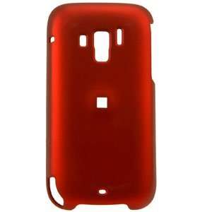  Rubberized Red Snap on Cover for HTC Touch Pro 2 (Verizon 