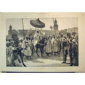  1887 William Kirby Green Sultan Morocco Horses Soldiers 