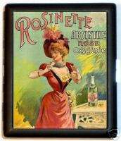 Victorian Advert Wasp Waist Drunk ID or Cigarette Case  
