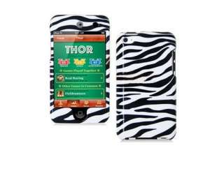 New Black Zebra Hard Skin Case for iPod Touch 4 4G  