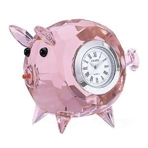  Crystal Pig Clock 