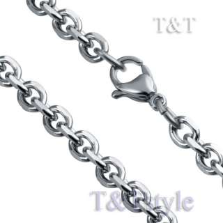 5mm 316L Stainless Steel Chain Necklace (C59)  