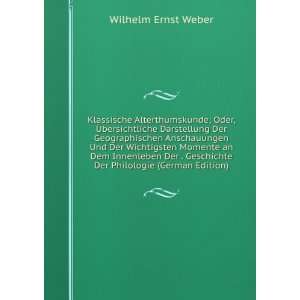   Innenleben Der . Geschichte Der Philologie (German Edition) Wilhelm