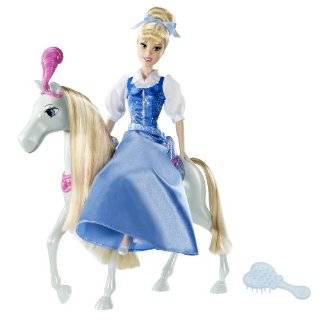 Disney Sparkling Princess Cinderella Doll & Horse Giftset 