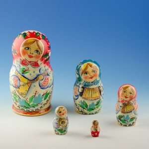   Balalaika Russian Nesting Dolls, Matryoshka, Matreshka: Home & Kitchen