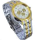 Gold Luxury Man Wristwatch Stainless Steel Xmas NG04H  