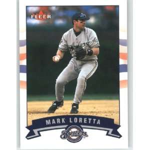  2002 Fleer #301 Mark Loretta   Milwaukee Brewers (Baseball 