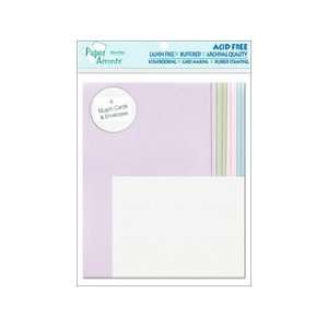  Paper Accents Card & Envelope 4.25x 5.5 8pc Muslin Sweet 