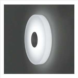   Light LED Wall Sconce in Matte Chrome Glass Color: Amber: Toys & Games