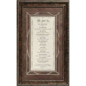  Framed Christian Art THE LORD IS QS: Home & Kitchen