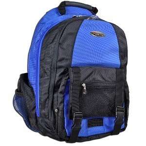 iSafe Nylon Notebook Backpack   Fits up to 15.6 Notebooks (Blue/Black 