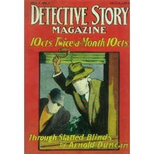  Detective Story Magazine 410215 11 by 17 Pulp Magazine 