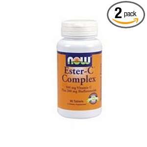  Now Foods Ester c Complex, 90 Tablets (Pack of 2) Health 