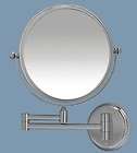 Hotel Quality Gold 8” Wall Mount Magnifying Mirror 1 7X