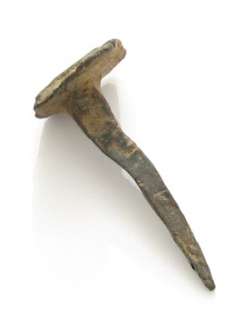 Circa 1st 4th century AD. Excellent Roman iron nail. Length 28 mm.