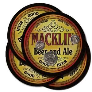  MACKLIN Family Name Brand Beer & Ale Coasters Everything 