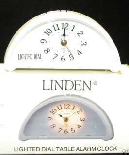 Seth Thomas linden lighted dial table alarm clock  
