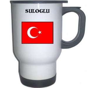  Turkey   SULOGLU White Stainless Steel Mug Everything 