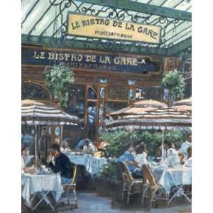  Le Bistro De La Gare by Lownes 16x20: Kitchen & Dining