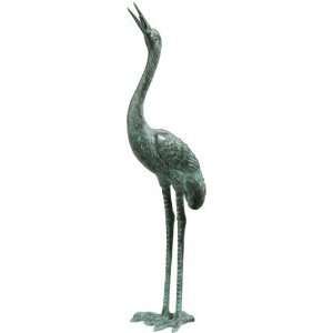  Xoticbrands 30 Asian Bronze Bird Crane Set