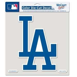 Los Angeles Dodgers 8 Color Die Cut Decal:  Sports 