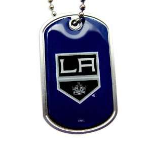  Los Angeles Kings Dog Tag Domed Necklace Charm Chain Nhl 