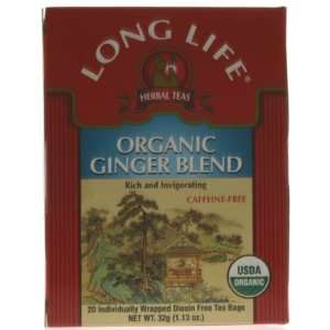  Herb Tea, Organic, Ginger, 20 bag ( Multi Pack) Health 
