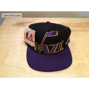  Utah Jazz Vintage Big Logo Snapback Hat 